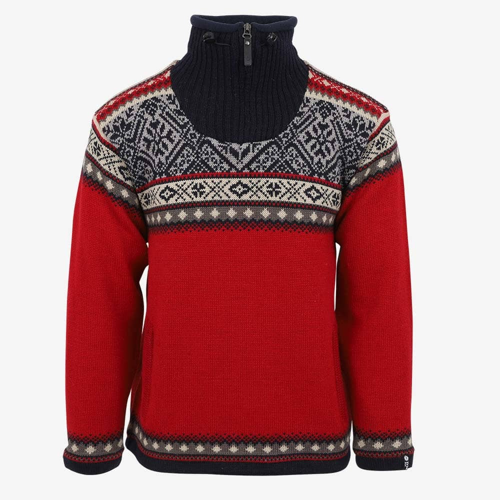 Pull en laine doublée style norvégien Bergen