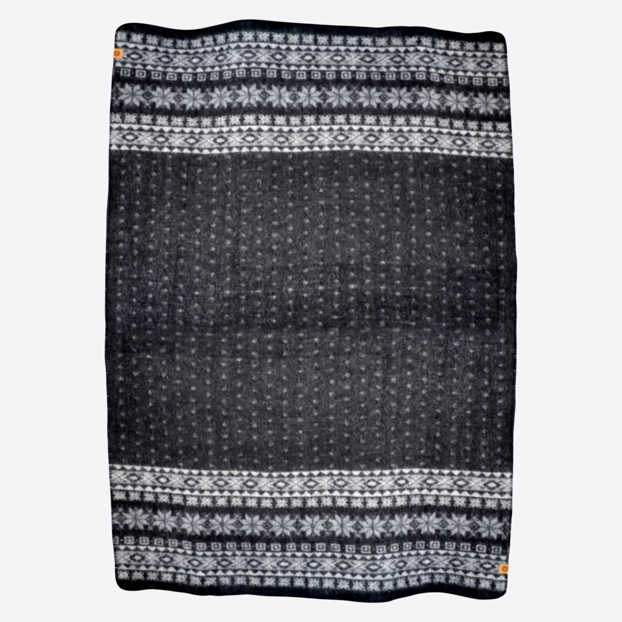 Frostrós Couverture en laine design scandinave